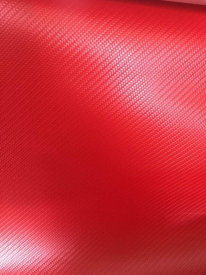 Luvfabrics 54" Wide | Faux Leather Vinyl Carbon Fiber Automotive Fashion Commercial Upholstery Fabric by The Yard (Black, Shipped Folded)