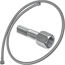 HFS (R) Stainless Steel Braided Hose Female JIC 3/8 in x 72 in