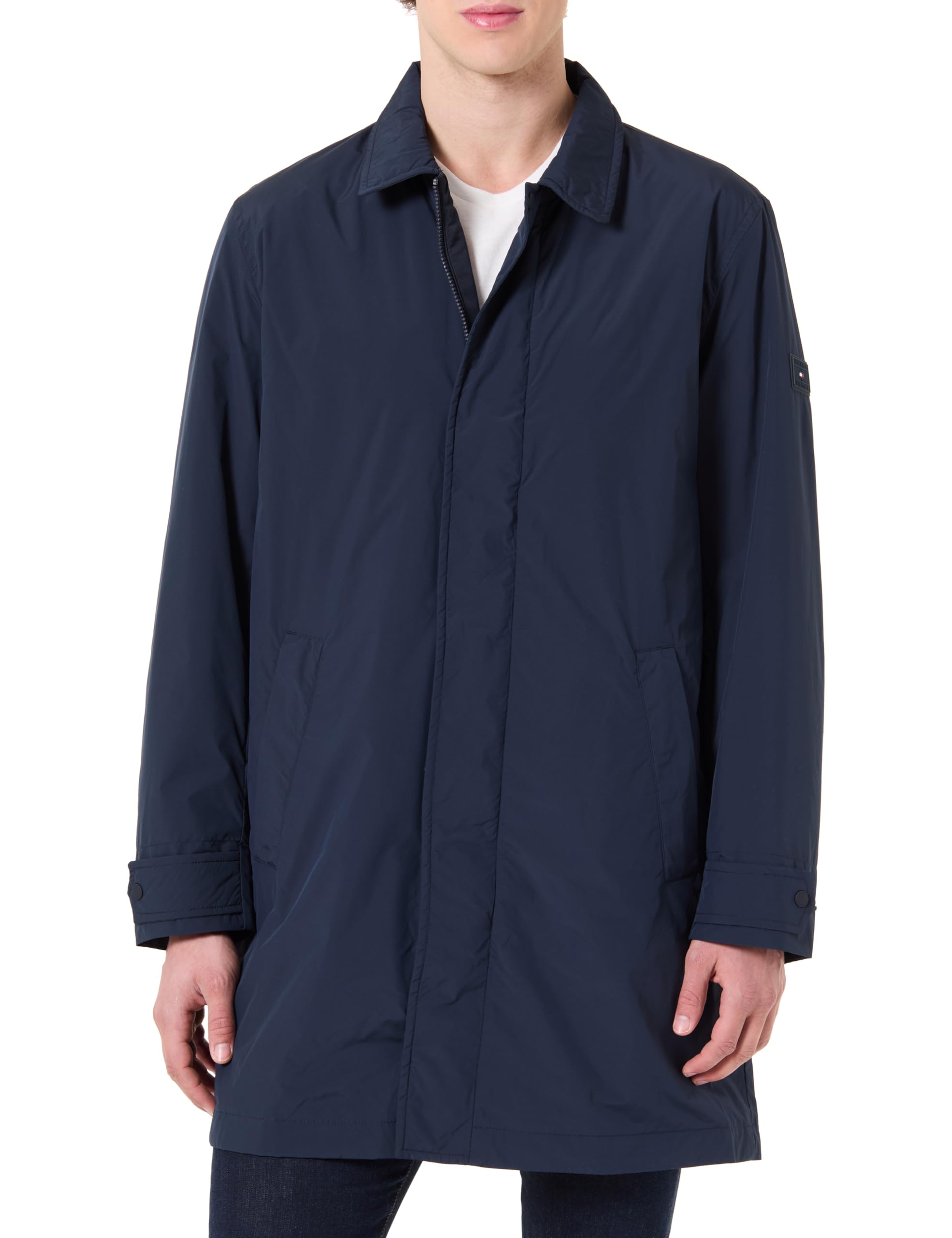 Tommy Hilfiger Men LW PACKABLE CARCOAT MW0MW42569 Other Coats, BLUE, XXL