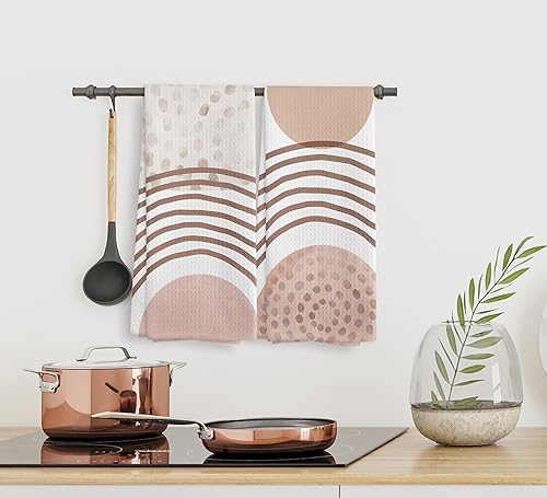 Miniatura 208 de You are My Sunshine - Juego de 2 toallas de cocina y paños de cocina y paños de cocina bohemios absorbentes, toallas de mano para baño y cocina