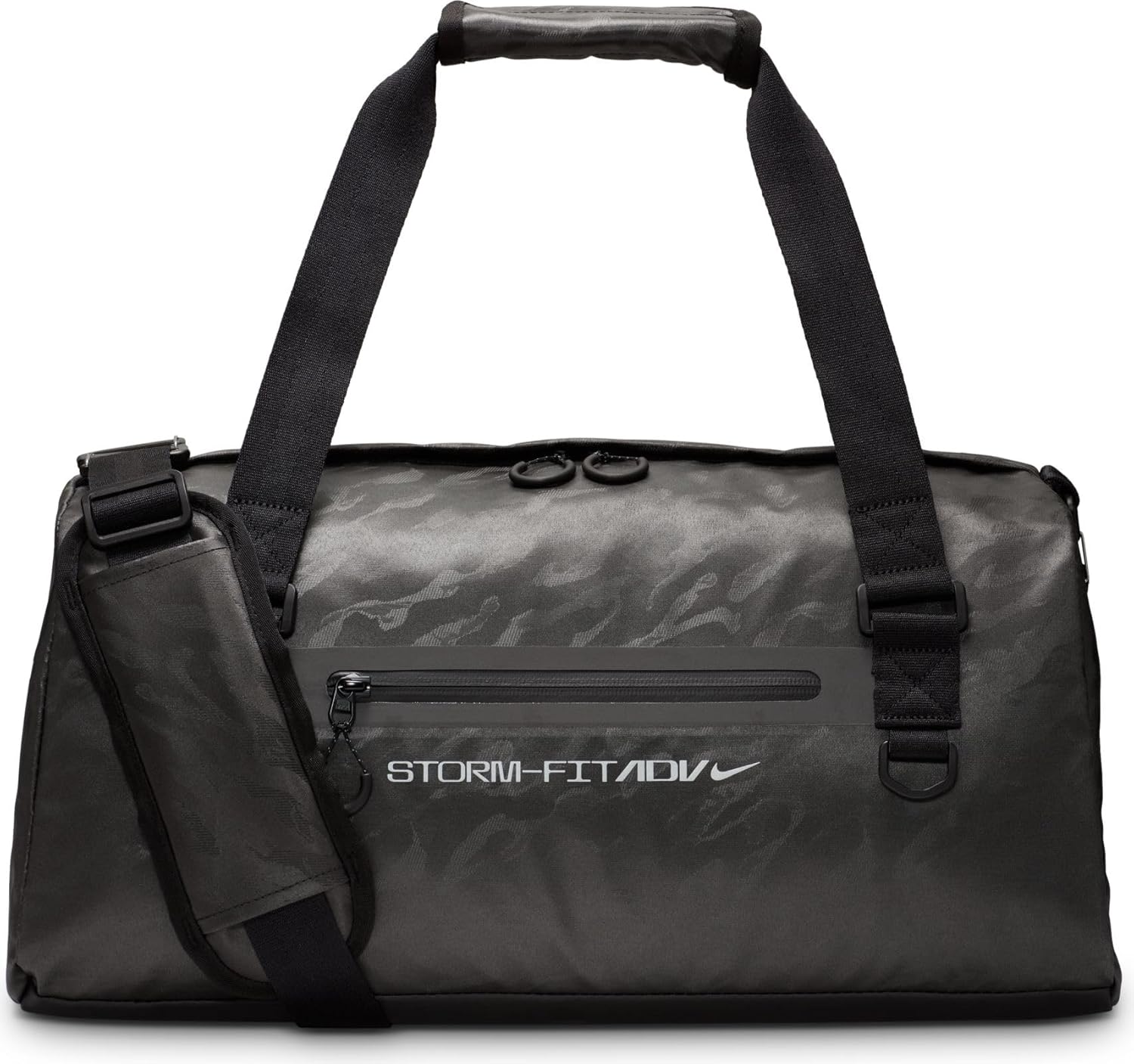 NIKE Sports Bag, Black/Black/Reflect Silver, 1 Size