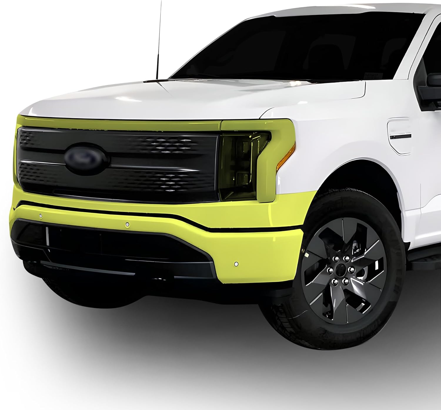 BOGAR TECH DESIGNS Front Bumper Paint Protection PPF Film Kit Cover Compatible with Ford F150 Lightning 2022-2024, Clear Bra
