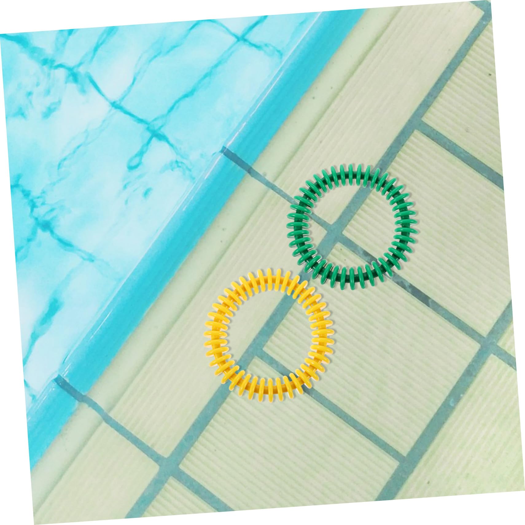 Beaupretty Anillos de Buceo de Plástico Blando 4 Piezas para Entrenamiento