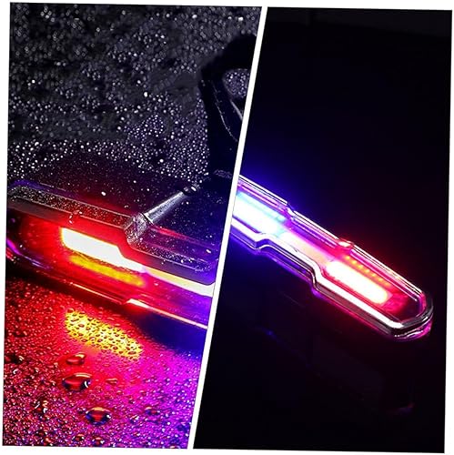 Miniatura 8 de Luz trasera para bicicleta de montaña recargable por USB con LED superbrillantes, lámpara de advertencia de seguridad para montar por la noche,