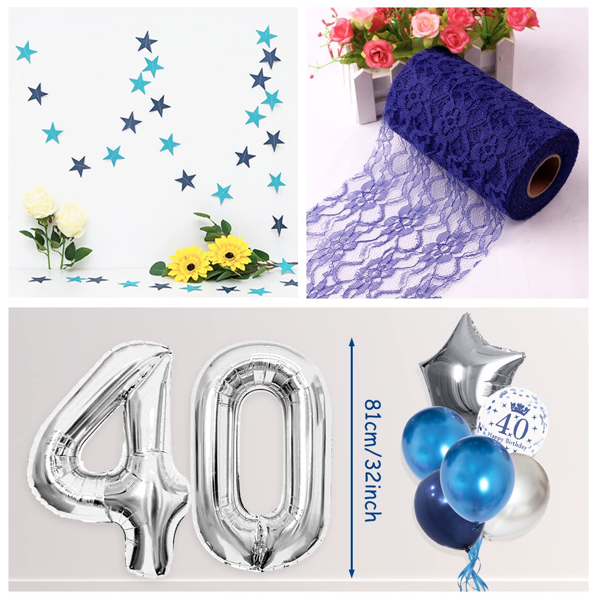 Accessoire Fête Anniversaire Confettis 40 Ans : 500 Pièces Dorées Pour Décorer Votre Anniversaire - Idéal Homme Et Femme Confettis Anniversaire 40 Ans