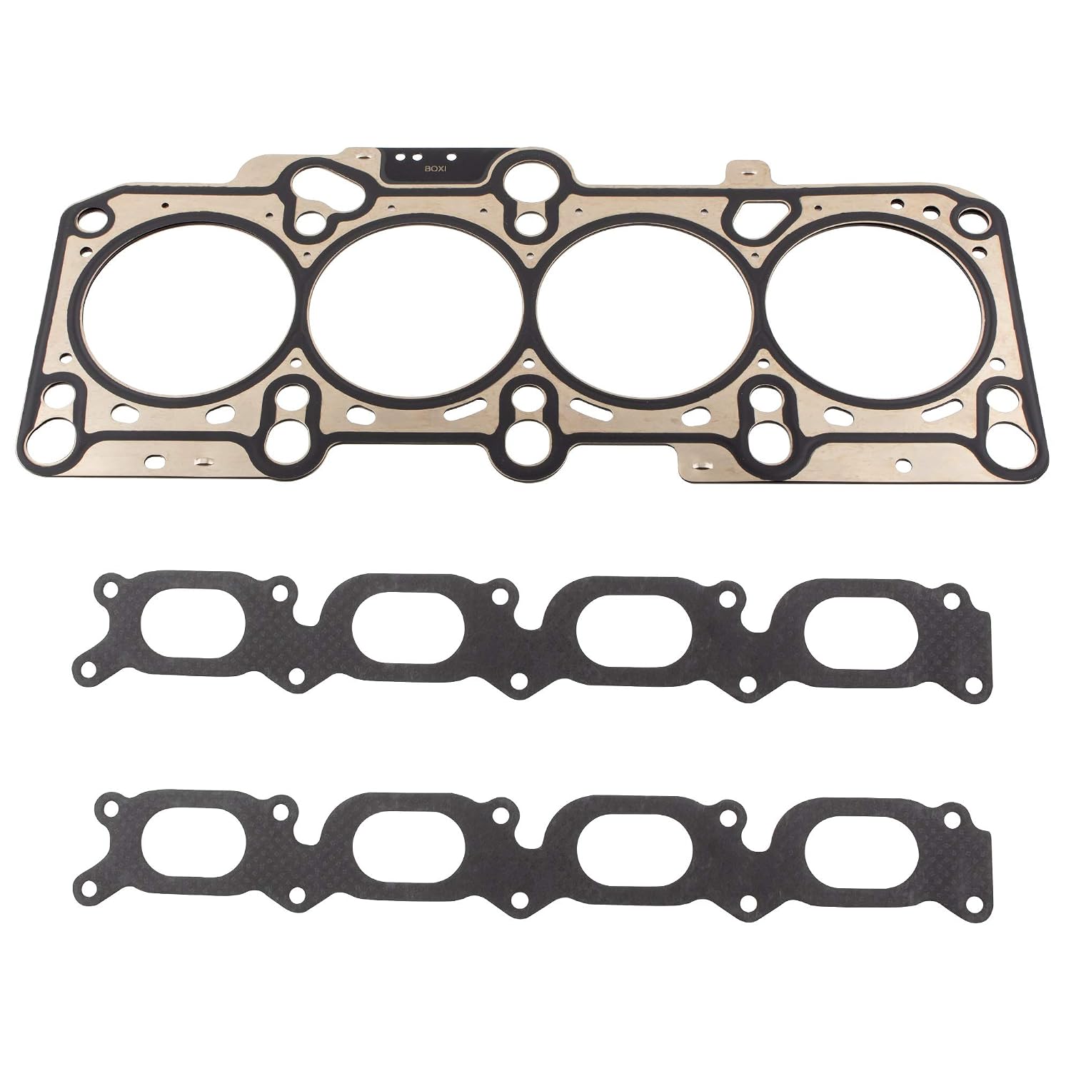 BOXI Cylinder Head Gasket Set Replacement for Audi A4 Quatro TT Quatro/for Volkswagen Beetle Golf for Jetta for Passat 1999 2000 2001 2002 2003 2004 2005 2006 1.8L Turbo DOHC | HSSB018 HS26182PT