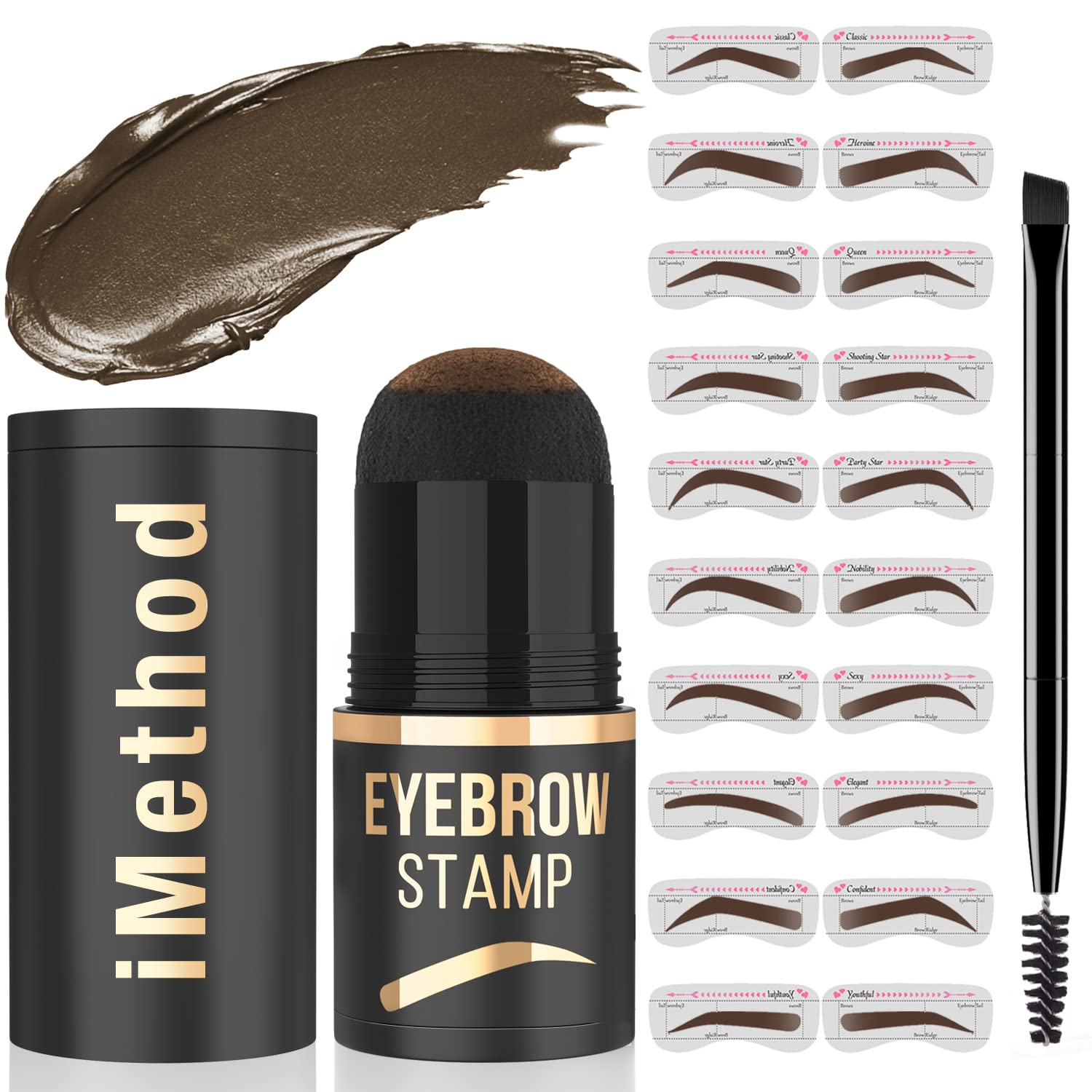 iMethod Eyebrow Stamp and Eyebrow Stencil Kit Eyebrow