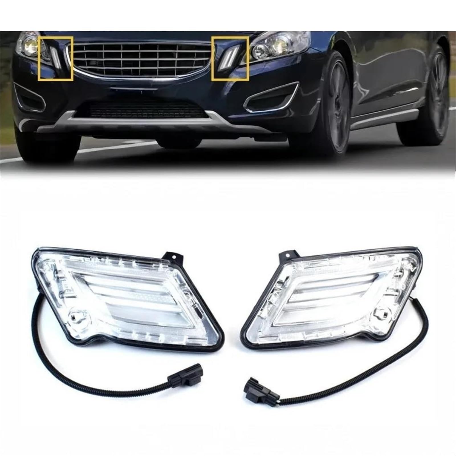 Para Volvo Para S60 2011-2013 Lámpara De Señal De Giro Delantera 31278558