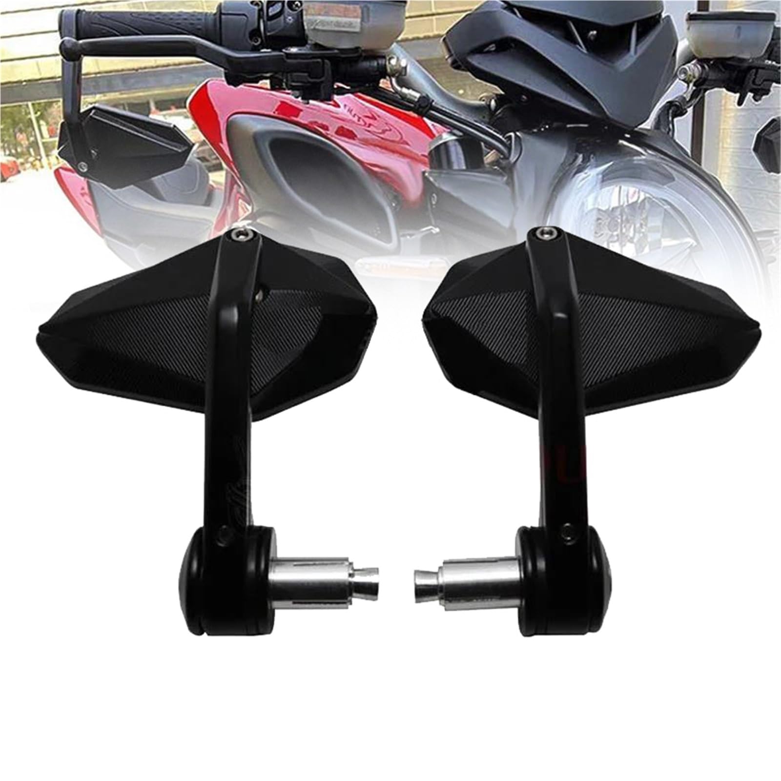 Espejo retrovisor de motocicleta para XL1000 Varadero ABS en aluminio CNC 8