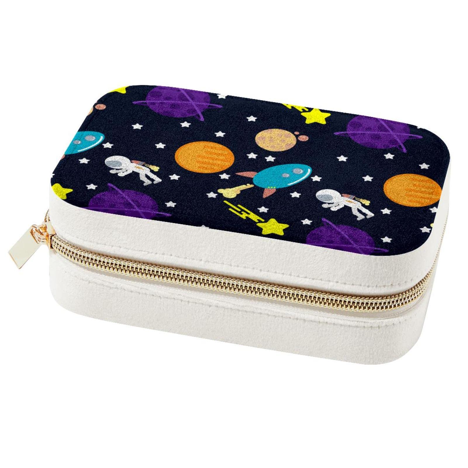 Boîtes de rangement pour femmes Rocket Astronauts bijoux et bagues
