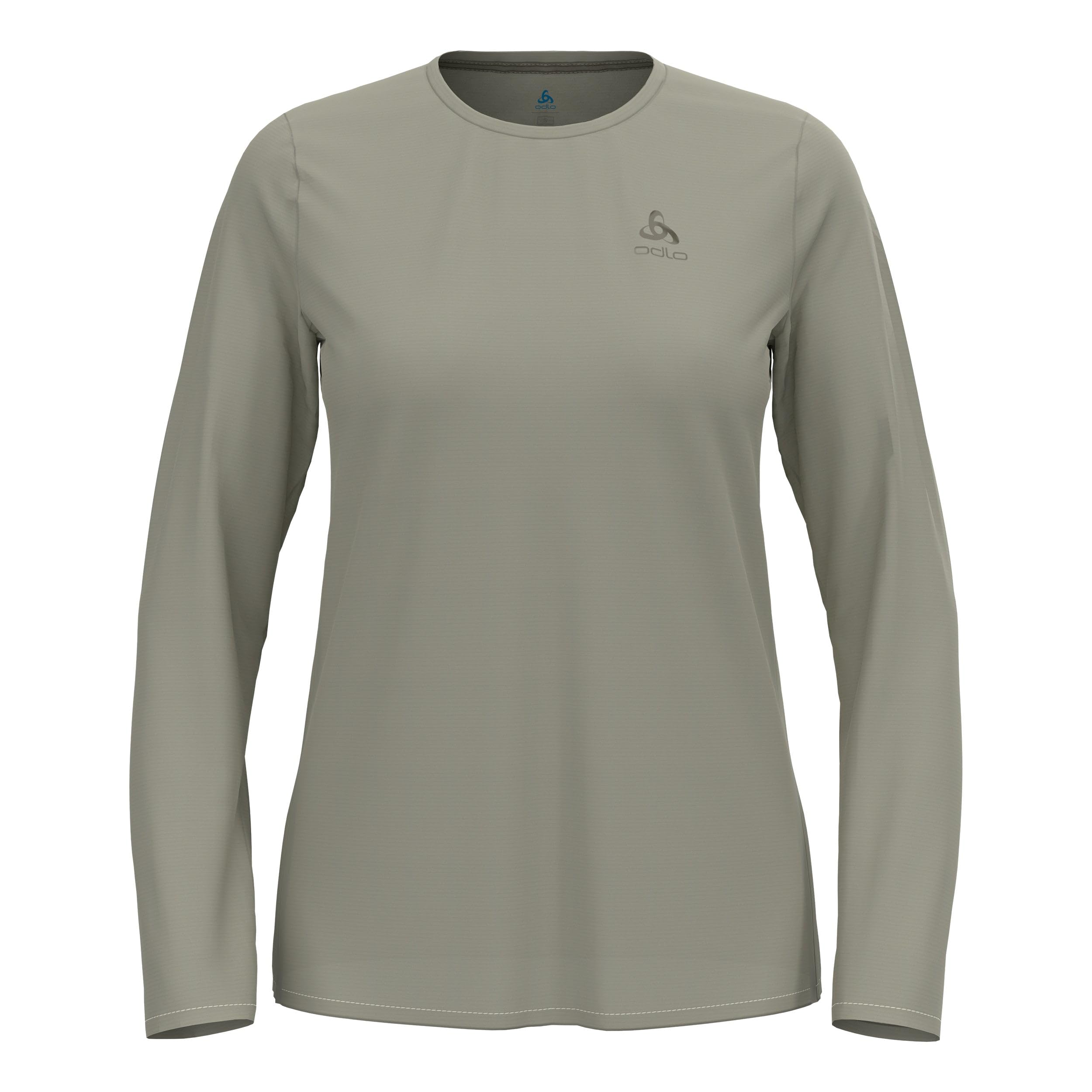 Odlo Damen Zeroweight Chill-Tec Longsleeve Laufbekleidung Laufshirt Agate Gray - Grau M