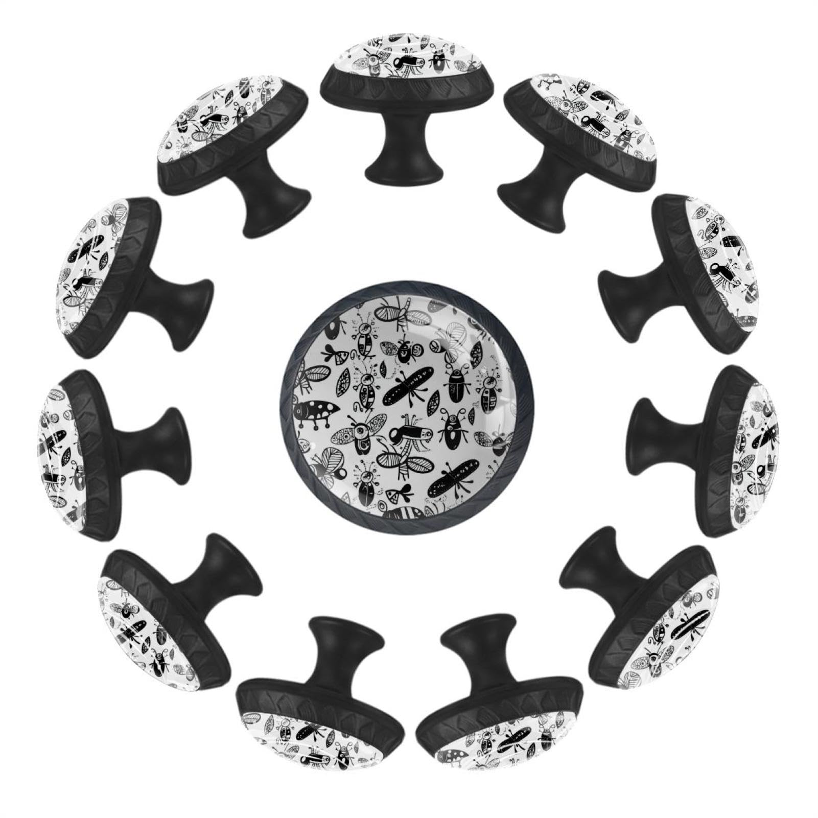 Boutons de tiroir pour cuisine et chambre lot de 12 poignées décoratives design tendance