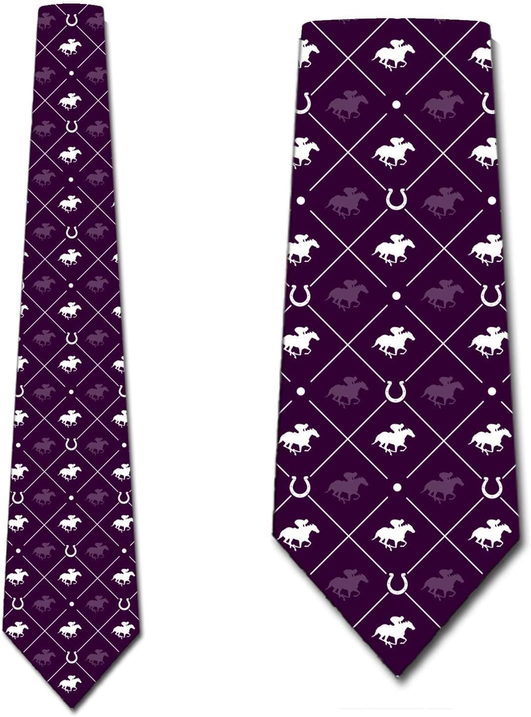 Three Rooker Horse Racing Ties Mens Equestrian Sports Business Necktie