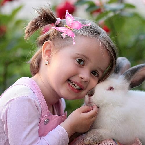 Miniatura 8 de 20 pinzas para el cabello de mariposa, pinzas de mariposa para bebés, niñas y mujeres