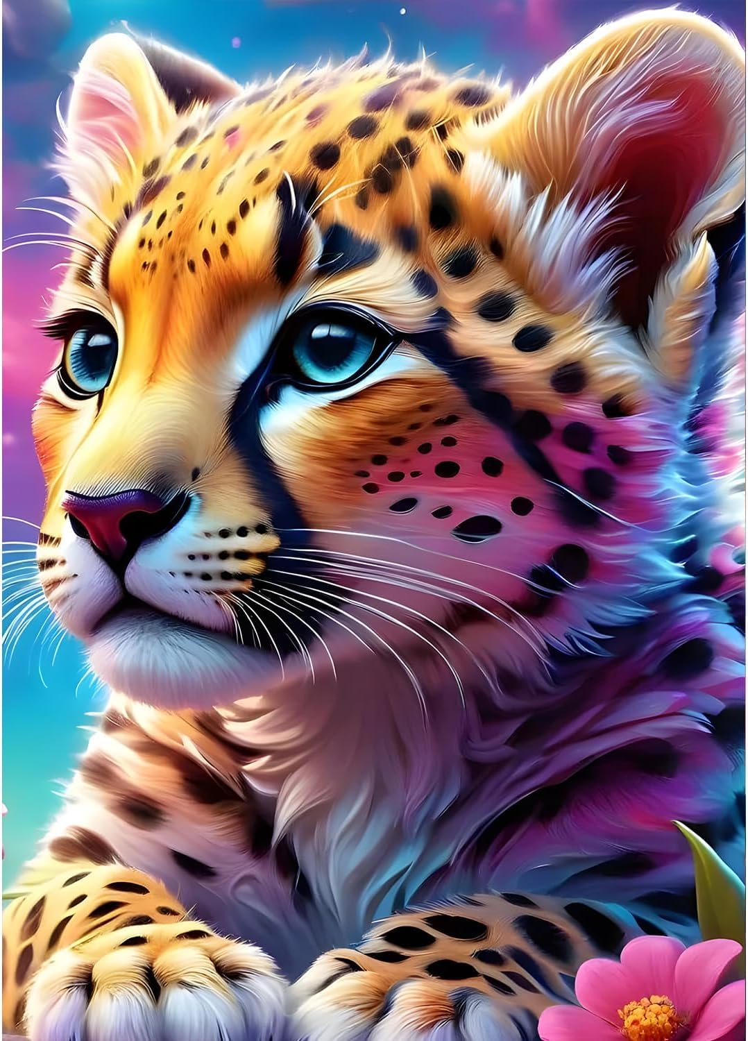 FanZheZhe Stamped Cross Stitch Kits for Adults Tapestry Kits for Adults Cross Stitch Kits Cross Stitch Kitscross Stitch Counted Cross Stitch Kits Tiger 11Ct50X70Cm