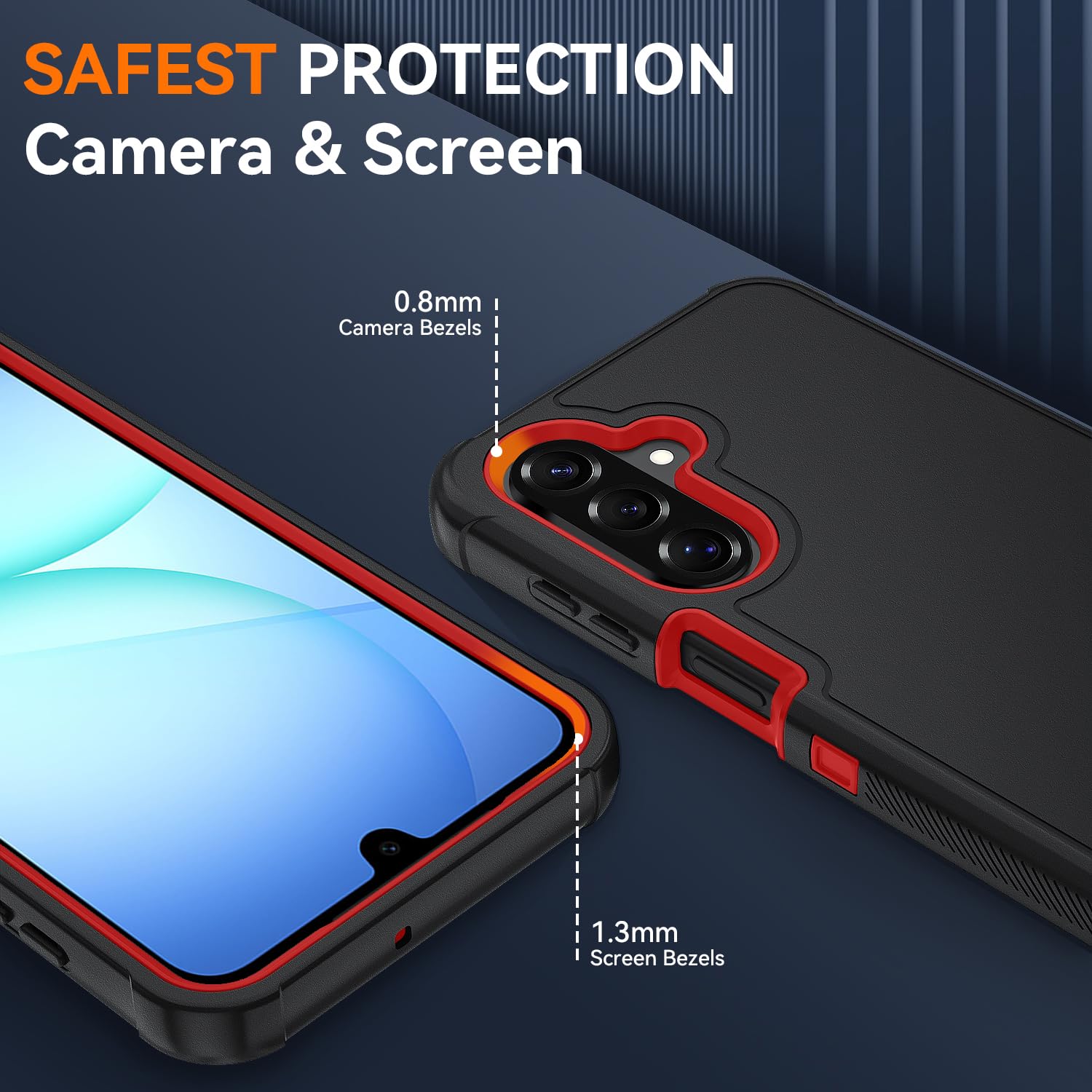 Amazon.co.jp: Samsung Galaxy A17 5G用Suncasetorケース:HDスクリーン 