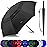 Baraida Golf Umbrella Large 62/68/72 Inch, Extra Large Oversize Double Canopy Vented Windproof Waterproof Umbrella, Automatic Open Golf Umbrella for Men and Women and Family.(62 Inch,Black)