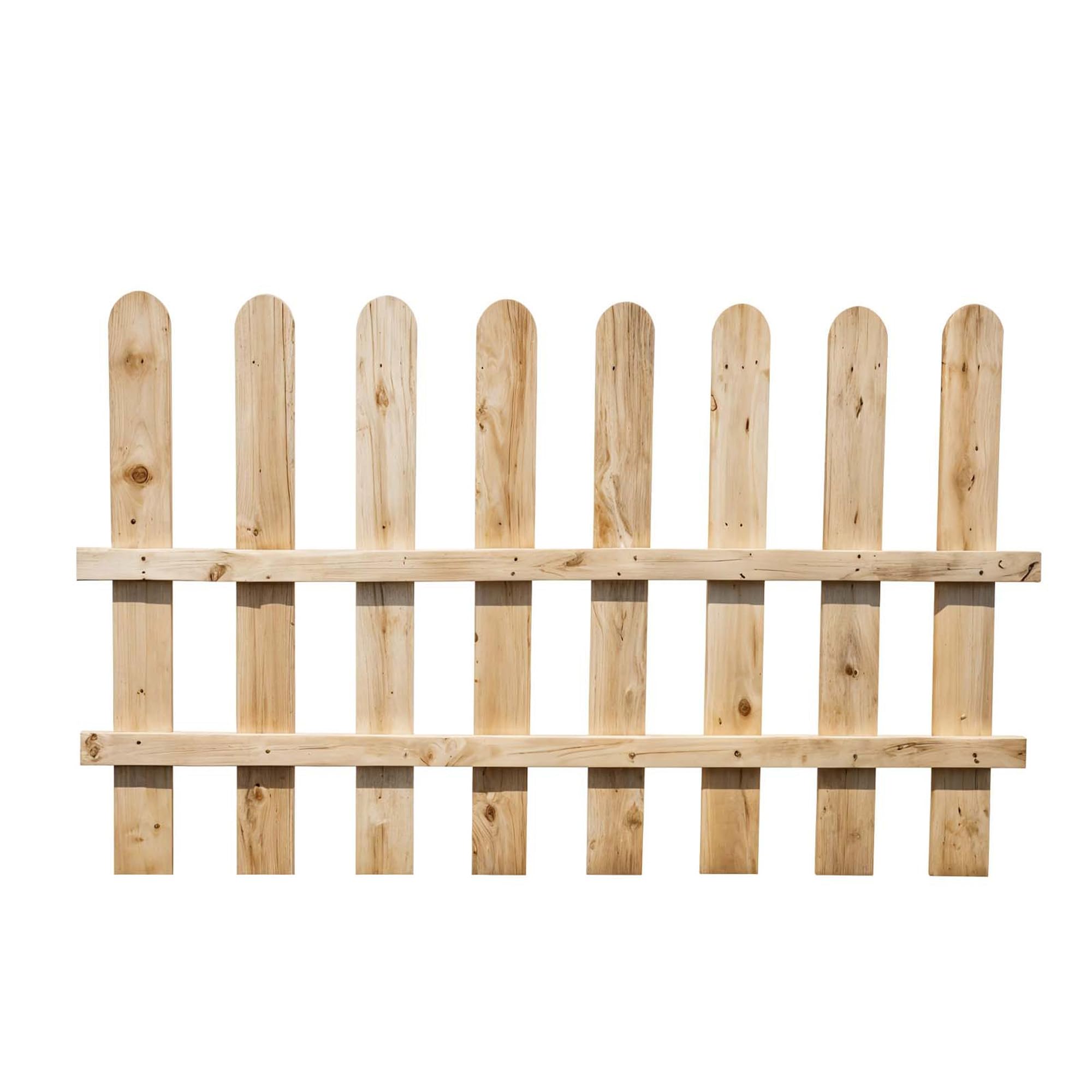 Classic Picket Fence Panels | Handcrafted Wooden Fence Screening | Privacy Screen for Rustic Charm | Perfect for Gardens, Pathways & Outdoor Spaces (5FT (L) X 3FT (H))
