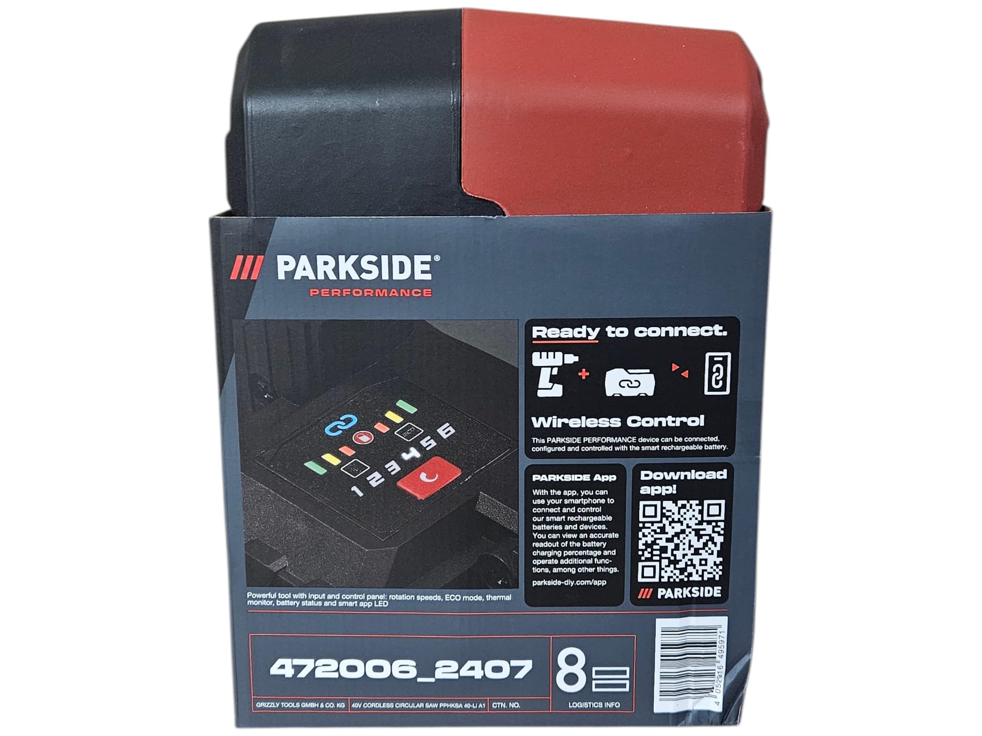 Parkside Performance® 40 V Sierra circular portátil »PPHKSA 40-Li A1«, sin batería ni cargador