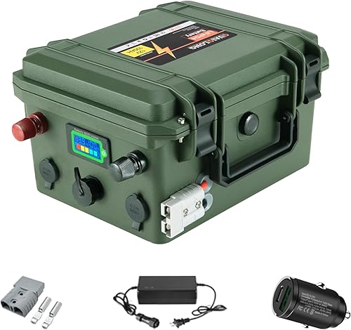 Miniatura 14 de Batería de litio de 36V 100AH con BMS inteligente de 120A y 16500 ciclos profundos, batería Lifepo4 de 36V 100AH con celdas de grado A para motor