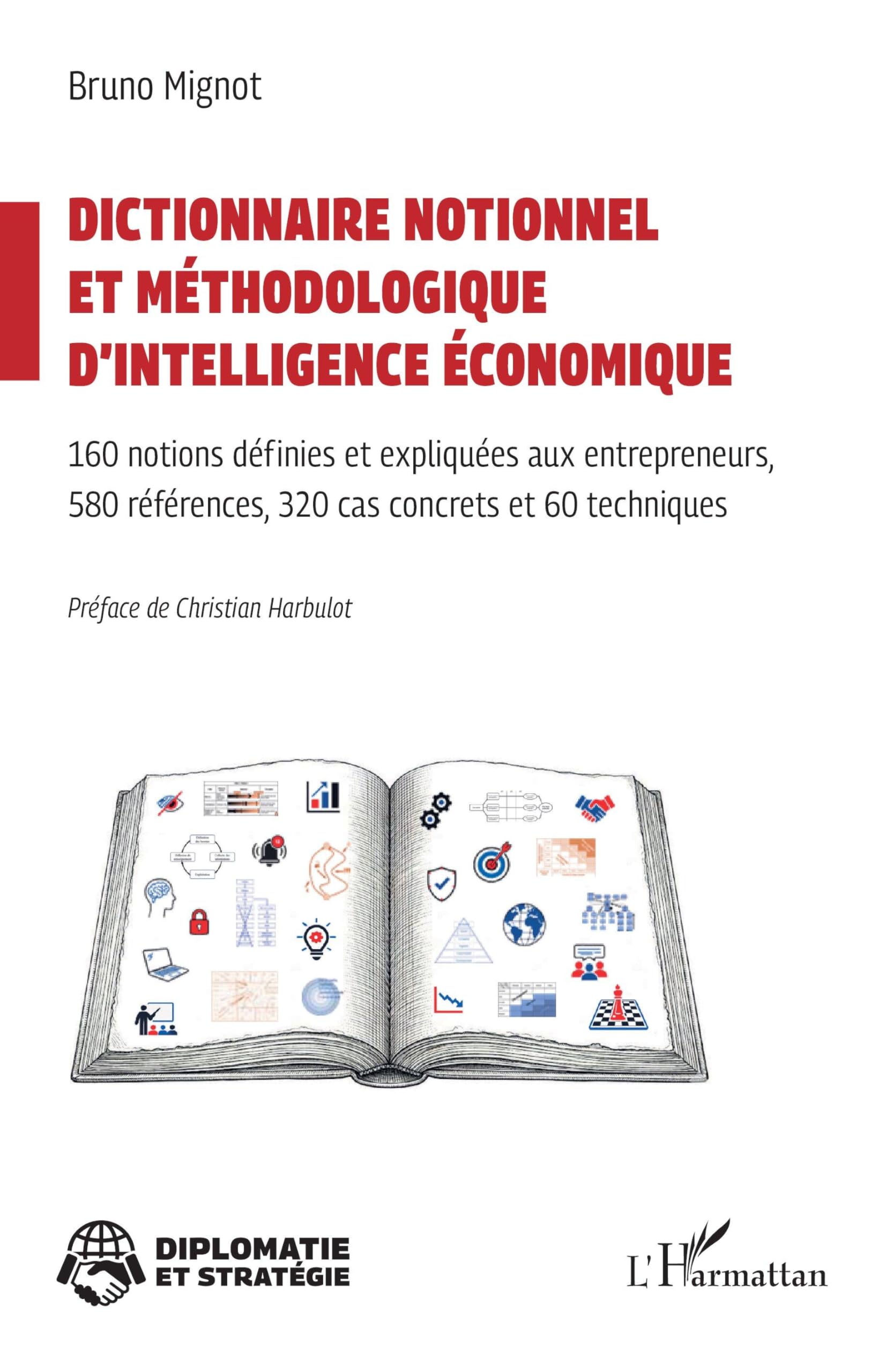 Dictionnaire notionnel et méthodologique d’intelligence économique: 160 notions définies et expliquées aux entrepreneurs 580 références, 320 cas concrets et 60 techniques