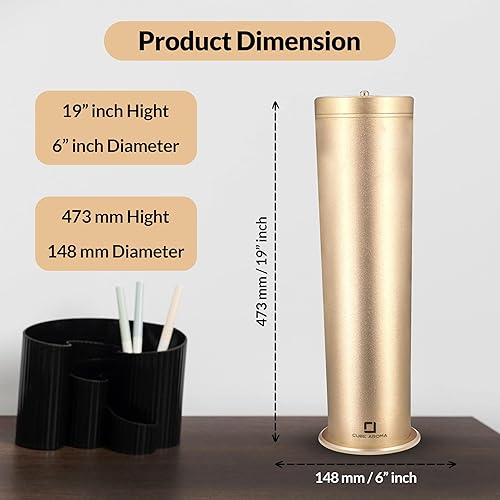 Miniatura 3 de CA-1200 - Difusor dorado con fragancia, difusor de aromaterapia, difusor de fragancia de aceite esencial, control de smartphone, temporizador,