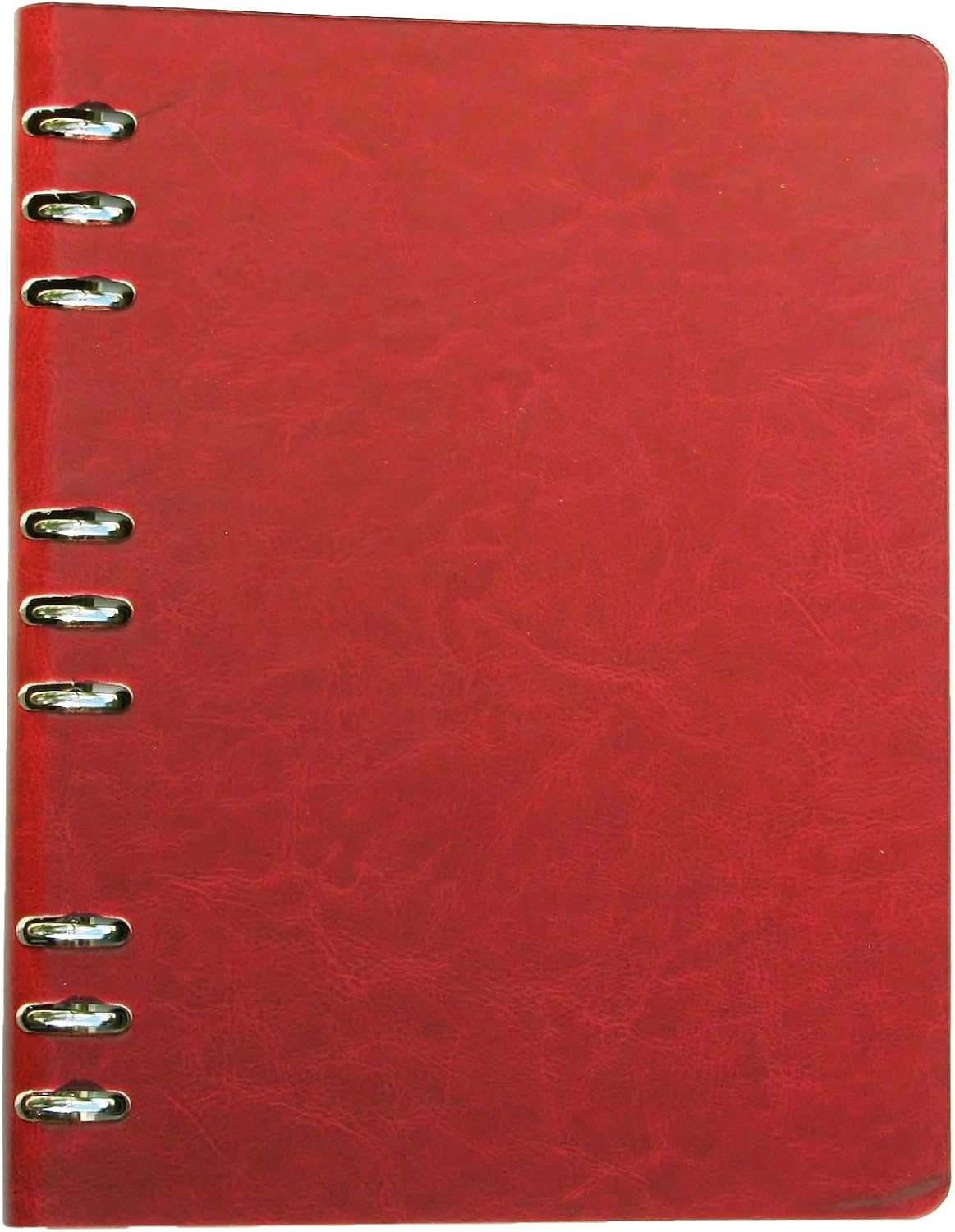 Red Leather Binder Journal, A Refillable Leather Journal