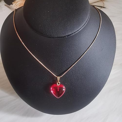 Miniatura 4 de 12 colgantes en forma de corazón, cuentas de cristal de cristal para hacer joyas, pulseras, aretes, collares, adultos, proyectos de manualidades,