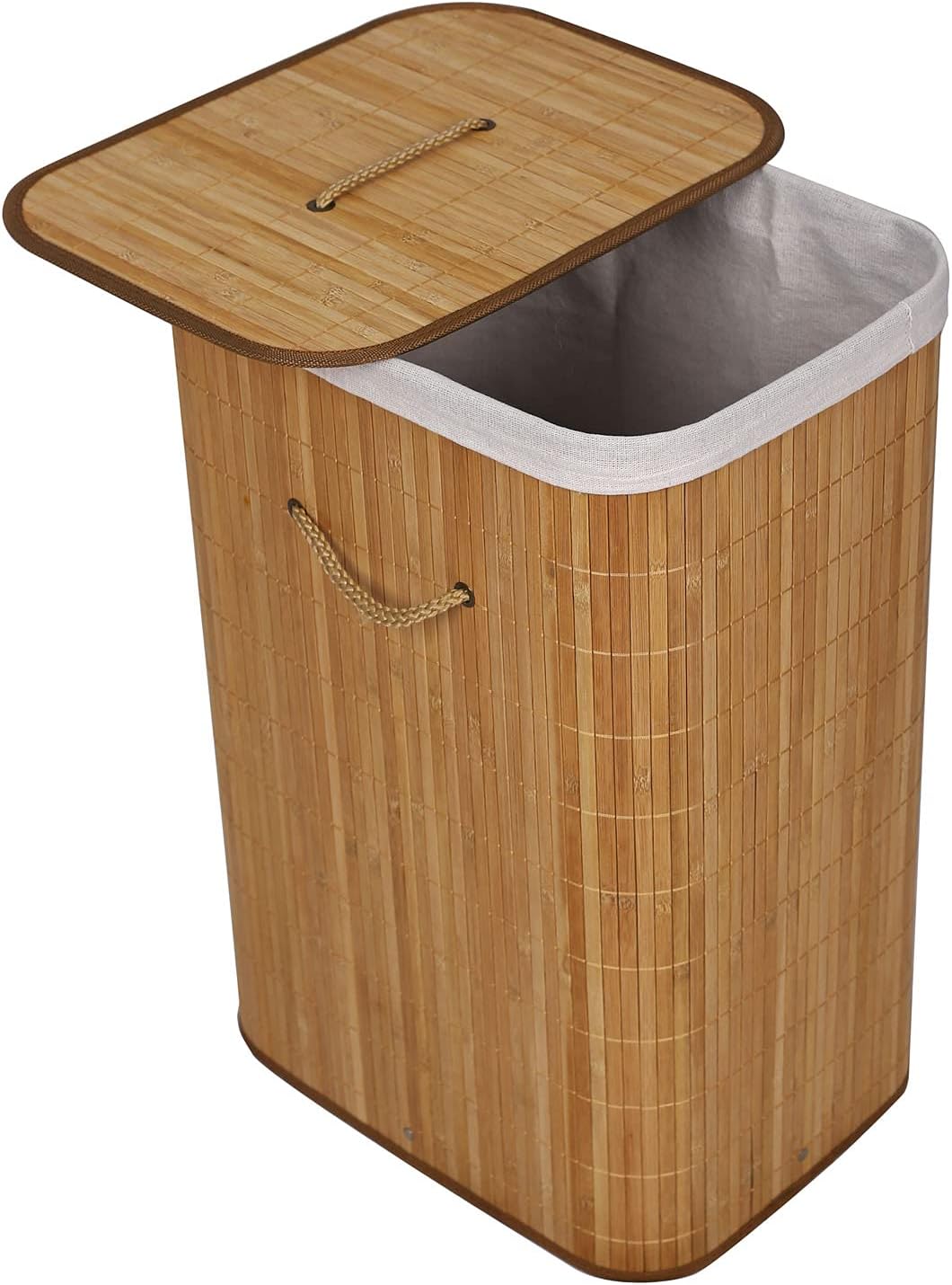 Panier À Linge Sale Avec Couvercle, Sac Intérieur Amovible Et Lavable