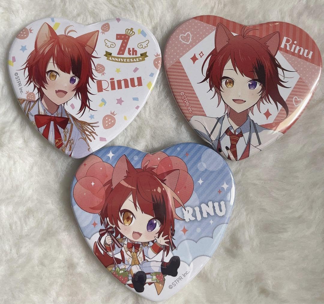 Amazon | すとぷり 7周年 莉犬くん 缶バッジ GZWNZ1W0 | バッジ | おもちゃ 