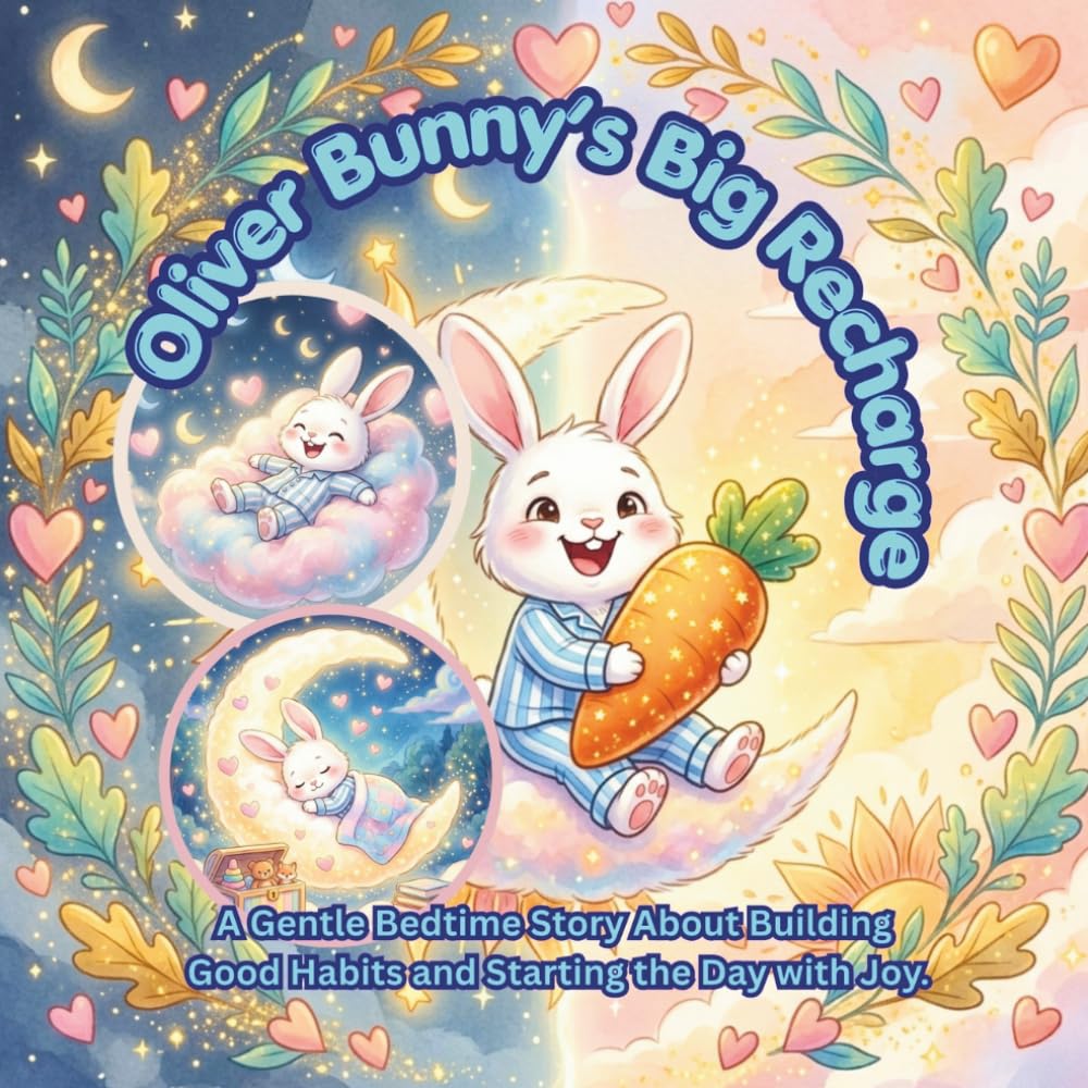 Oliver Bunny’s Big Recharge: A Gentle Bedtime Story About Building Good Habits and Starting the Day with Joy.