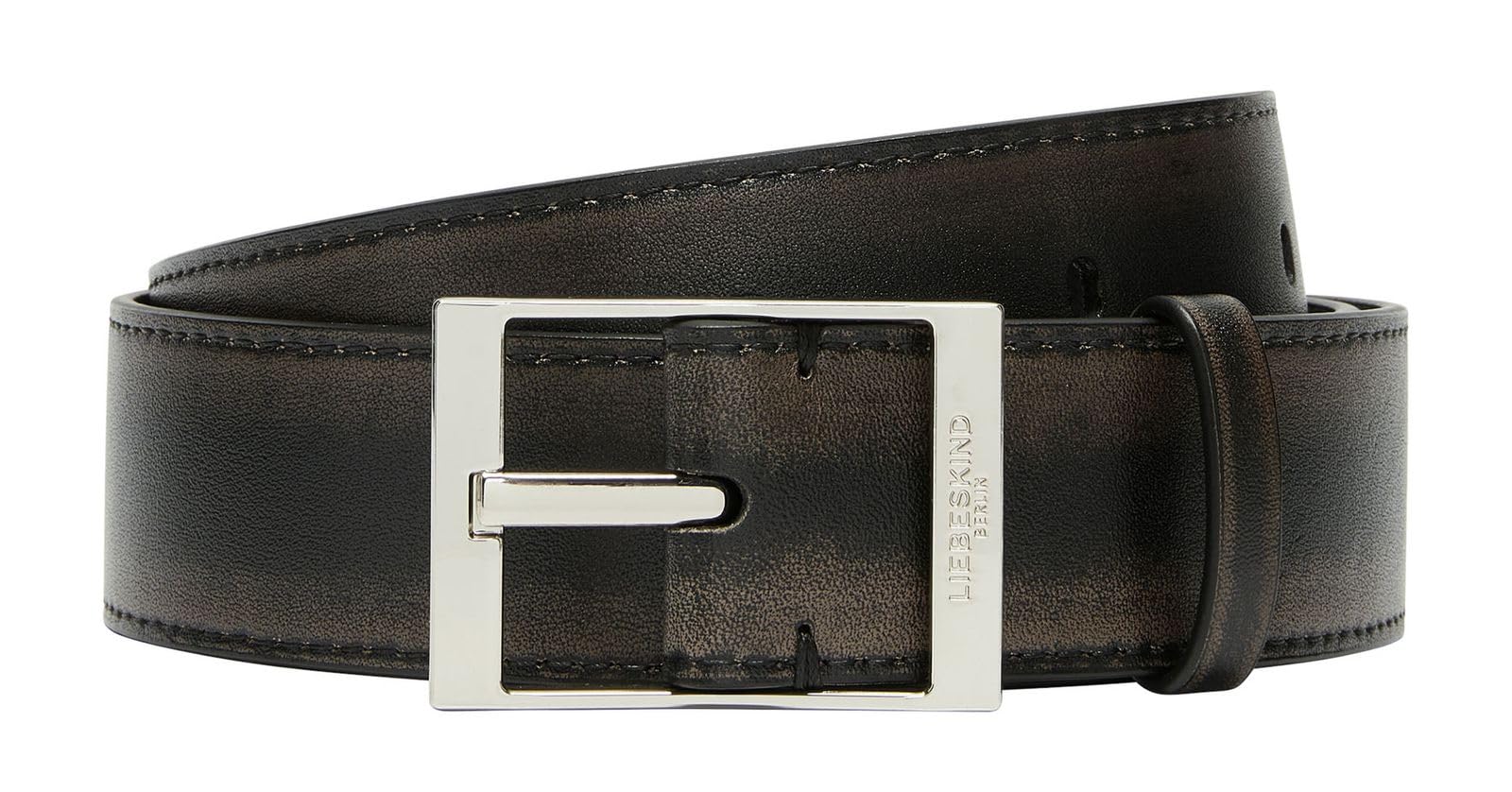 Liebeskind Berlin LOU VINTAGE LEATHER LOU belt 4 cm, black L