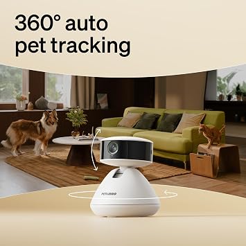 PETLIBRO AI Dog Camera Pet Camera Indoor with Phone App [Multi-Pet Recognition, Daily Activity Analysis & Smart Summaries] Cat Cam 360 View, 1080P Dog Cam Night Vision, 2-Way Audio Home Camera WiFi