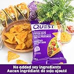 Quest Nutrition Tortilla Style Protein Chips, Loaded Taco, High Protein, Baked, Not Fried, Gluten Free, 1g Sugar, 5g Carbs, 8ct