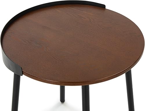 Miniatura 3 de Mesa Auxiliar 50 x 51 x 66 Madera MarrónMetal