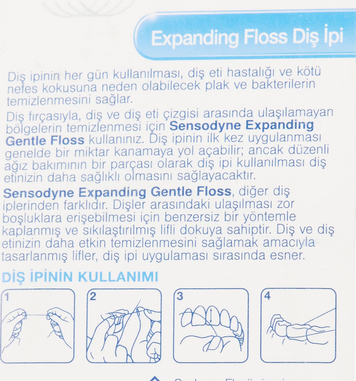 Sensodyne Gentle Floss Diş İpi 30m (2 paketi)
