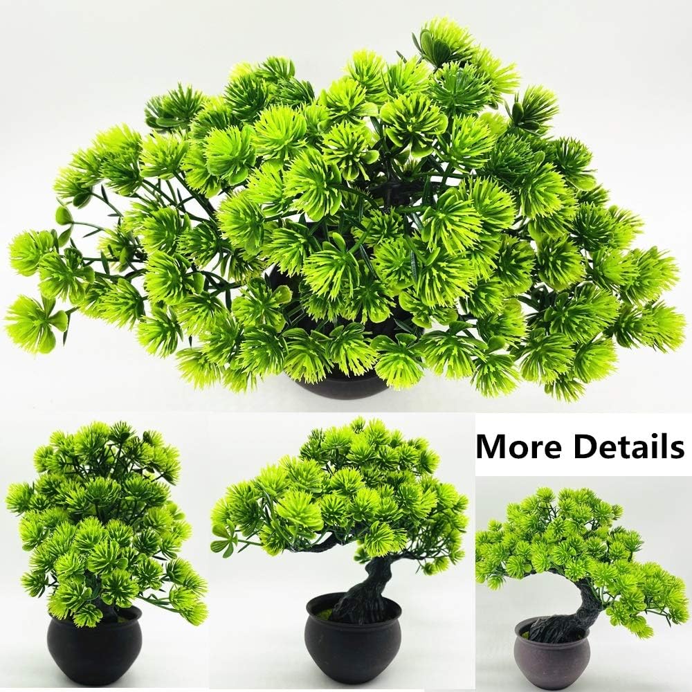 Buy Fycooler Artificial Bonsai Tree Miniature Artificial Plants Potted