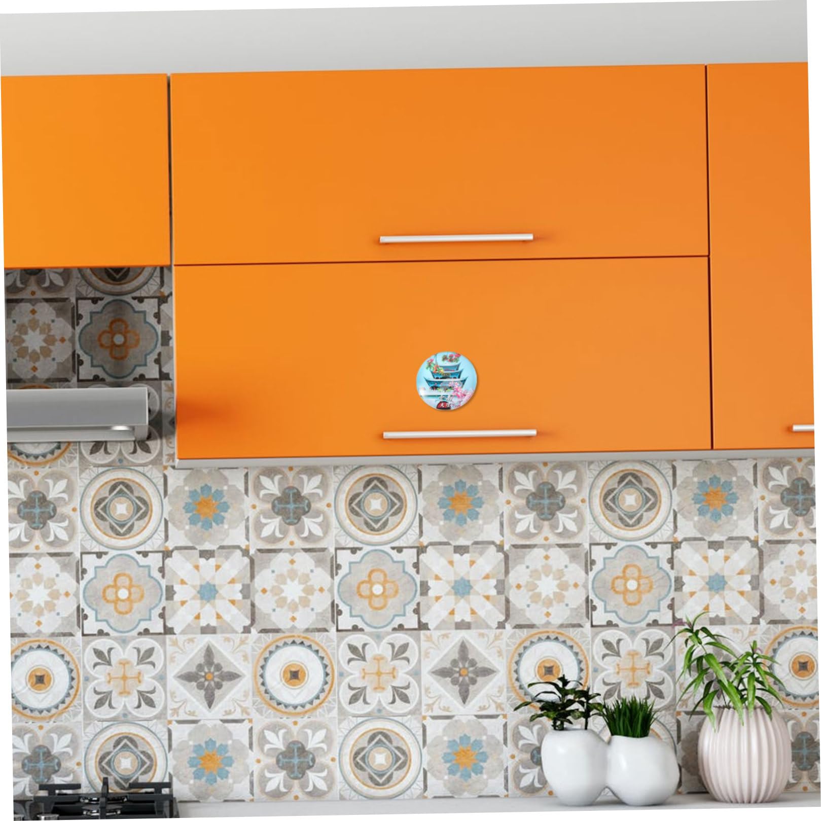 Alipis 18pezzi Calamite Decorative Frigorifero Design Paesaggistico Per Decorazioni Natalizie e Casa