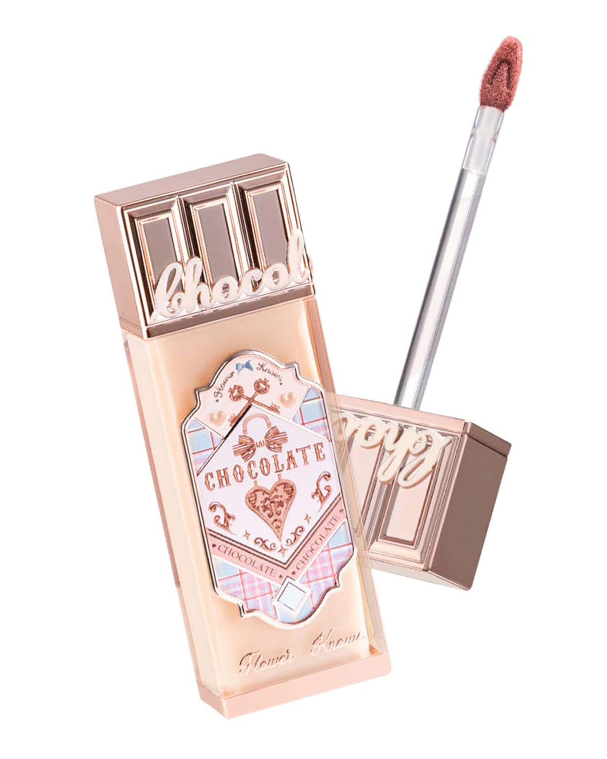 Flower Knows Chocolate Wonder-Shop Cloud Lip Cream (CH02 Almond Souffle)