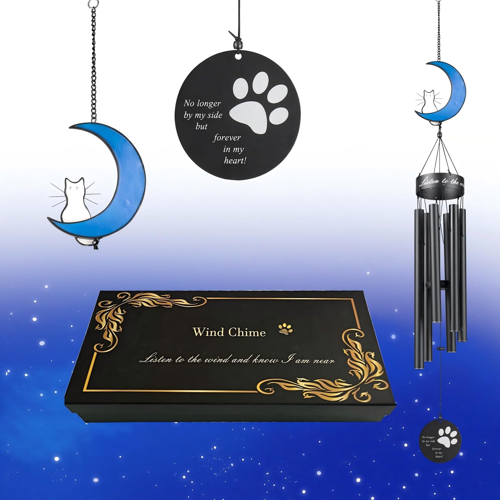 Hpumps Magicpapapa Cat Memorial Wind Chime 43