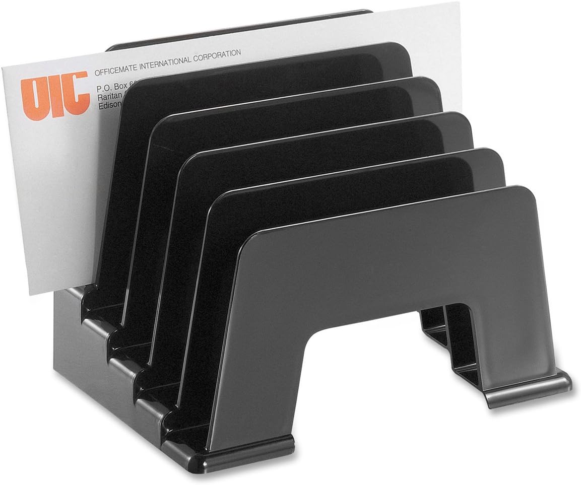 OIC Officemate 6-Compartment Incline Sorters (OIC21232) : Office Desk Organizers : Office Products