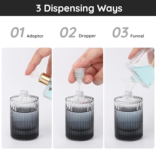 Miniatura 10 de Segbeauty Botella de perfume recargable, pulverizador atomizador de colonia de 1.7 fl oz vacío, paquete de 2 botellas de perfume vintage, botella de