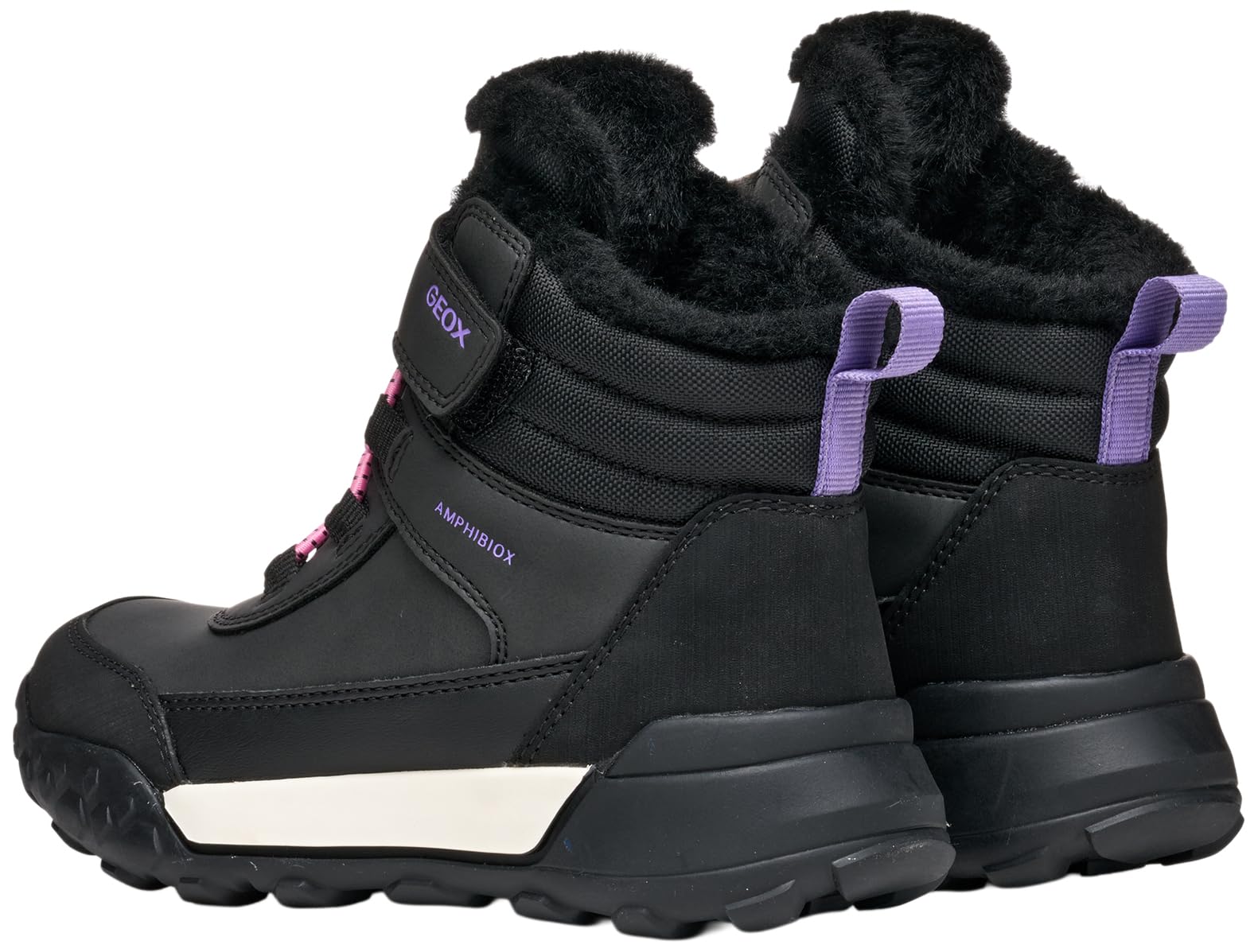 Geox J Trekkyup Girl B Ab, Stivale alla Caviglia Bambine e Ragazze