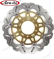 Vista 3 de Arashi Rotores de disco de freno delantero y trasero para Kawasaki Ninja 1000 ZX1000 2011-2013 ABS 2012-2019 / Ninja 1000SX 2020-2021 Tourer