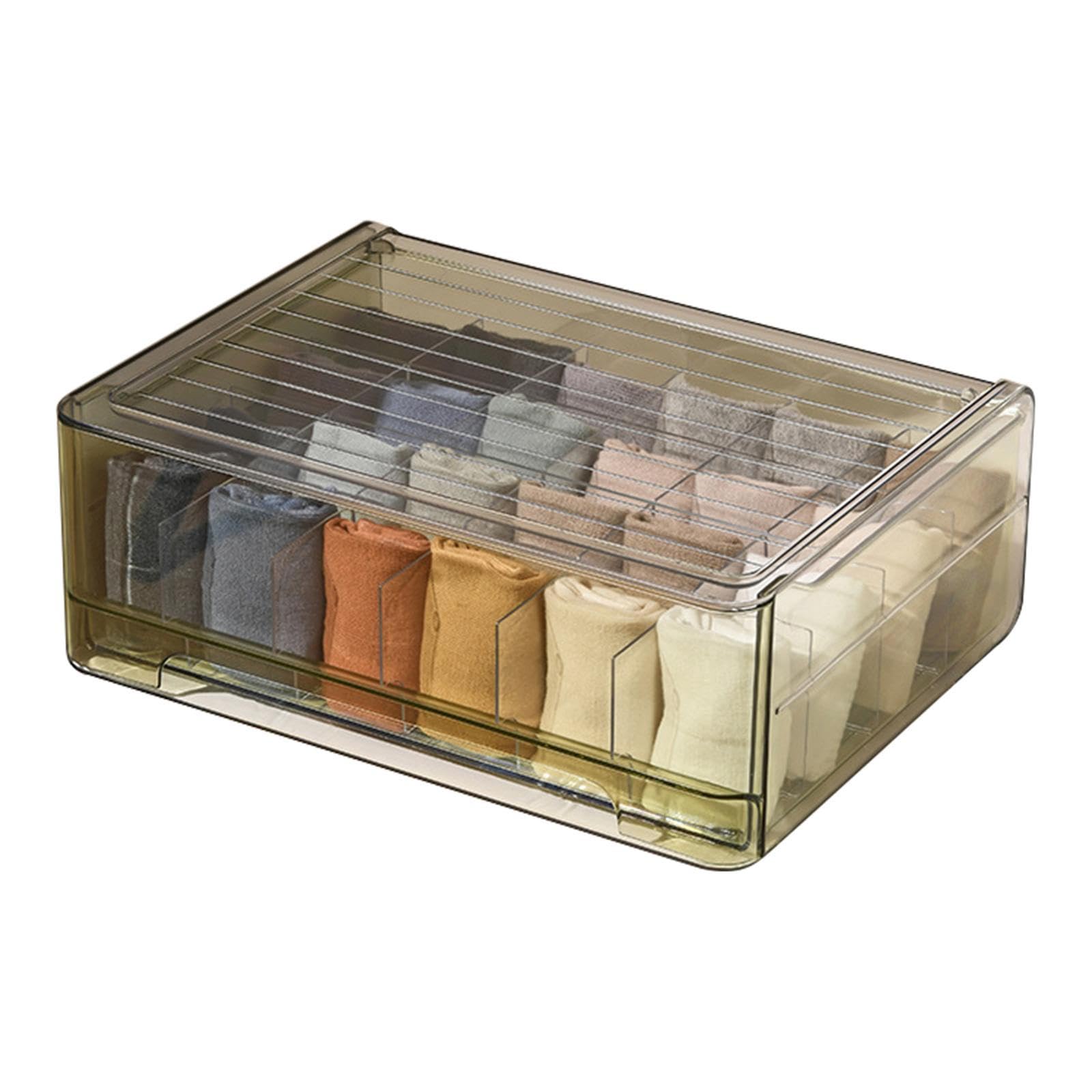 Organizer per cassetti per biancheria intima, scatola divisoria per