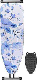 Ironing Board, Compact and Space Saver Ironing Board, Extra Wide Ironing Area with Extra Thick Heavy Duty Padded Cover, Stable Structure, Easy to Fold,Height Adjustable