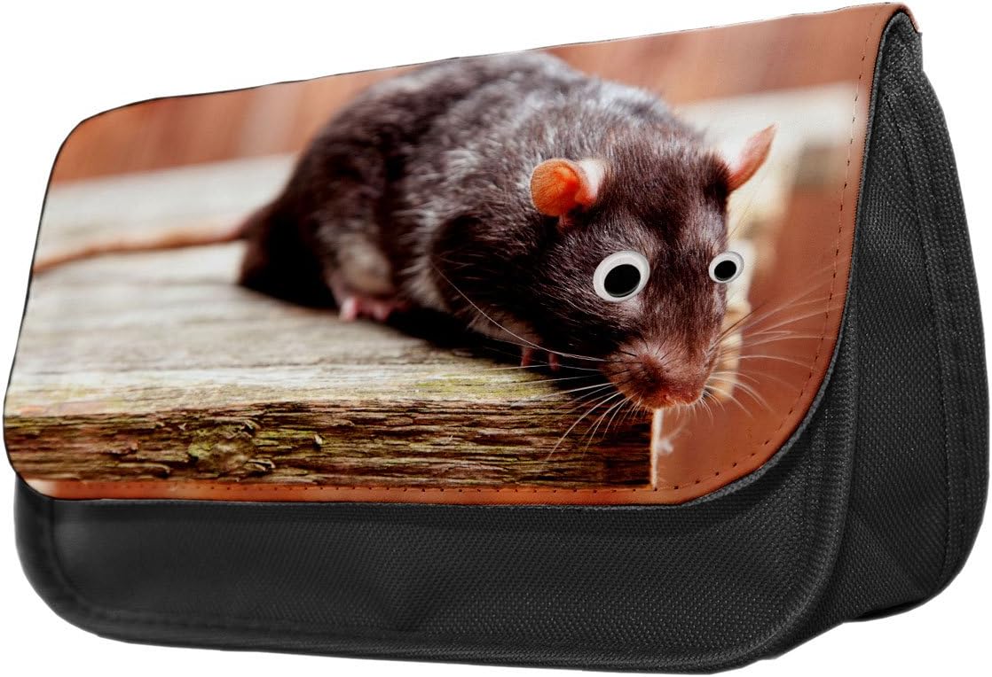 Duke Gifts Rat Googley Eyes Animal Pencil Case/Make up Bag 250