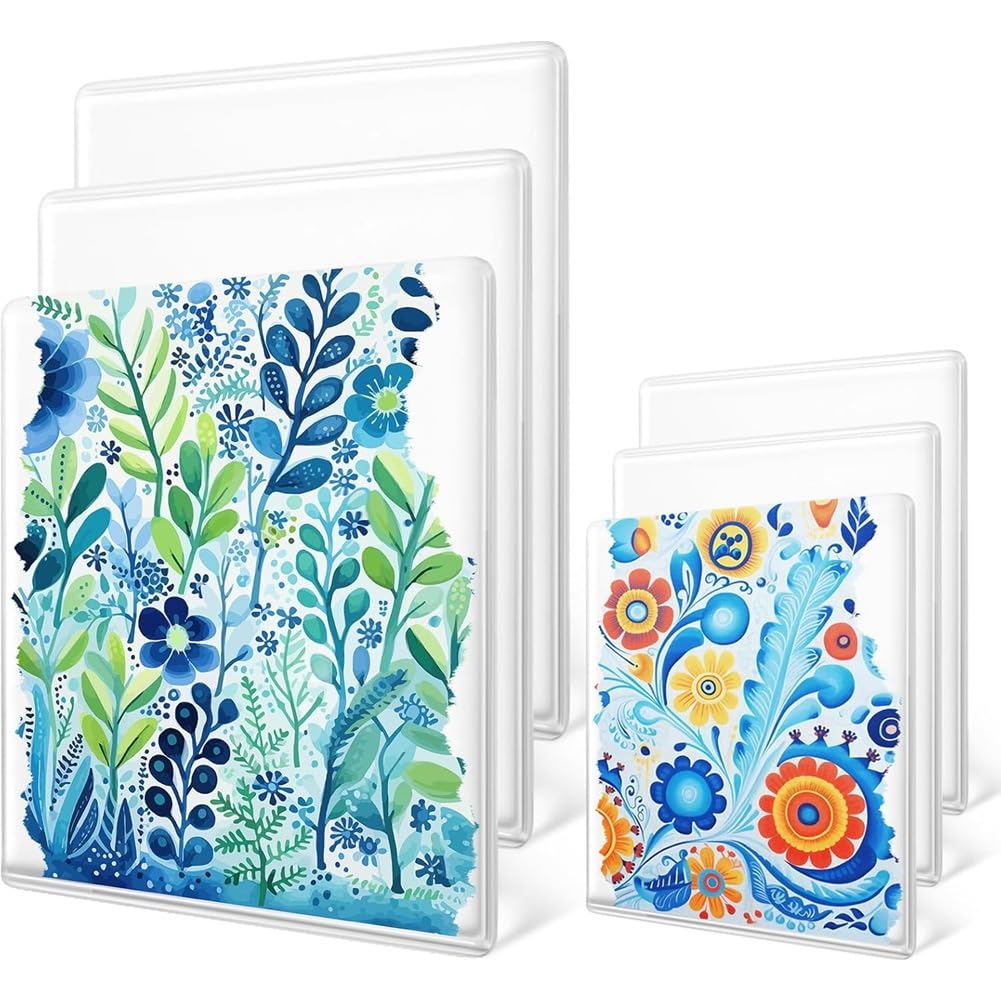 Für die Kartenherstellung, Gelli-Platten für Scrapbooking - Gelplatte 6er-Pack - Monoprint-Druckplatten - 8" X 10" + 5" X 7" für -Art