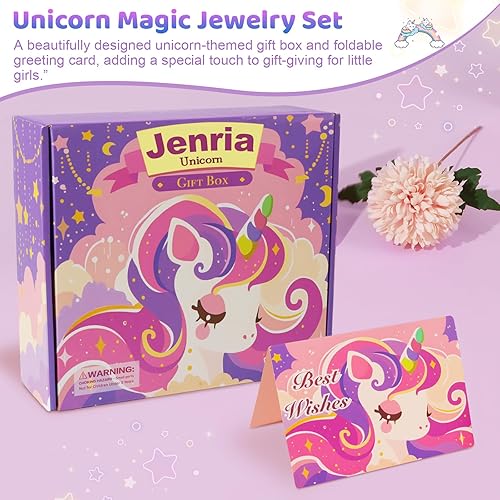 Miniatura 7 de Jenria Regalos de unicornio para niñas, regalos de cumpleaños de Navidad para niñas de 3 4 5 6 7 8 9 10 años, regalos de calcetín para niños, ideas
