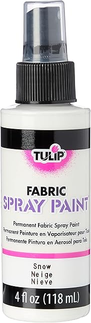 I Love To Create Tulip Fabric Spray Paint 4oz-Snow,118.3 ml (Pack of 1)
